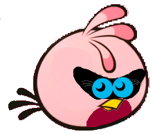 angry birds star wars pink bird power
