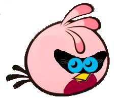 angry birds space pink bird