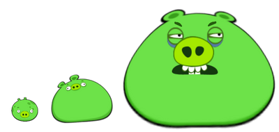 Angry Birds Pig Comparison