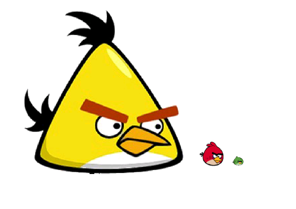 angry birds yellow bird girl