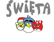 na świątecznym plakacie