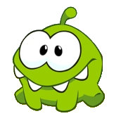 Om Nom - Uses his antenna as a grappling hook, and eats candy when he's near it. (Only in Cut the Rope 2 Mode)