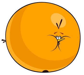 orange angry bird space