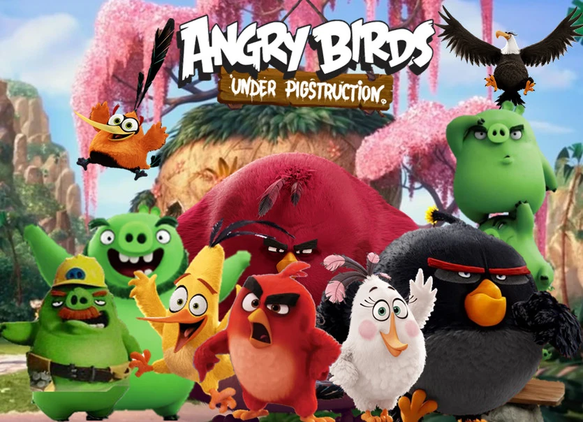 Angry birds under pigstruction. Angry birds slingshot stories. Under birds. Angry birds under pigstruction plush episode 9: birdwalking. Under birds.