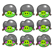 Small helmet pig sprites by chinzapep-d57z4bs