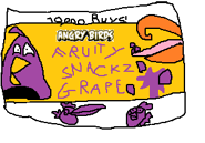 AB Fruit Grape 10,000 Buys.png (8 KB) A decorated packet of Angry Birds Fruity Snacks Grape, to celebrate 10,000 Buys