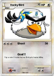 Hockey bird card