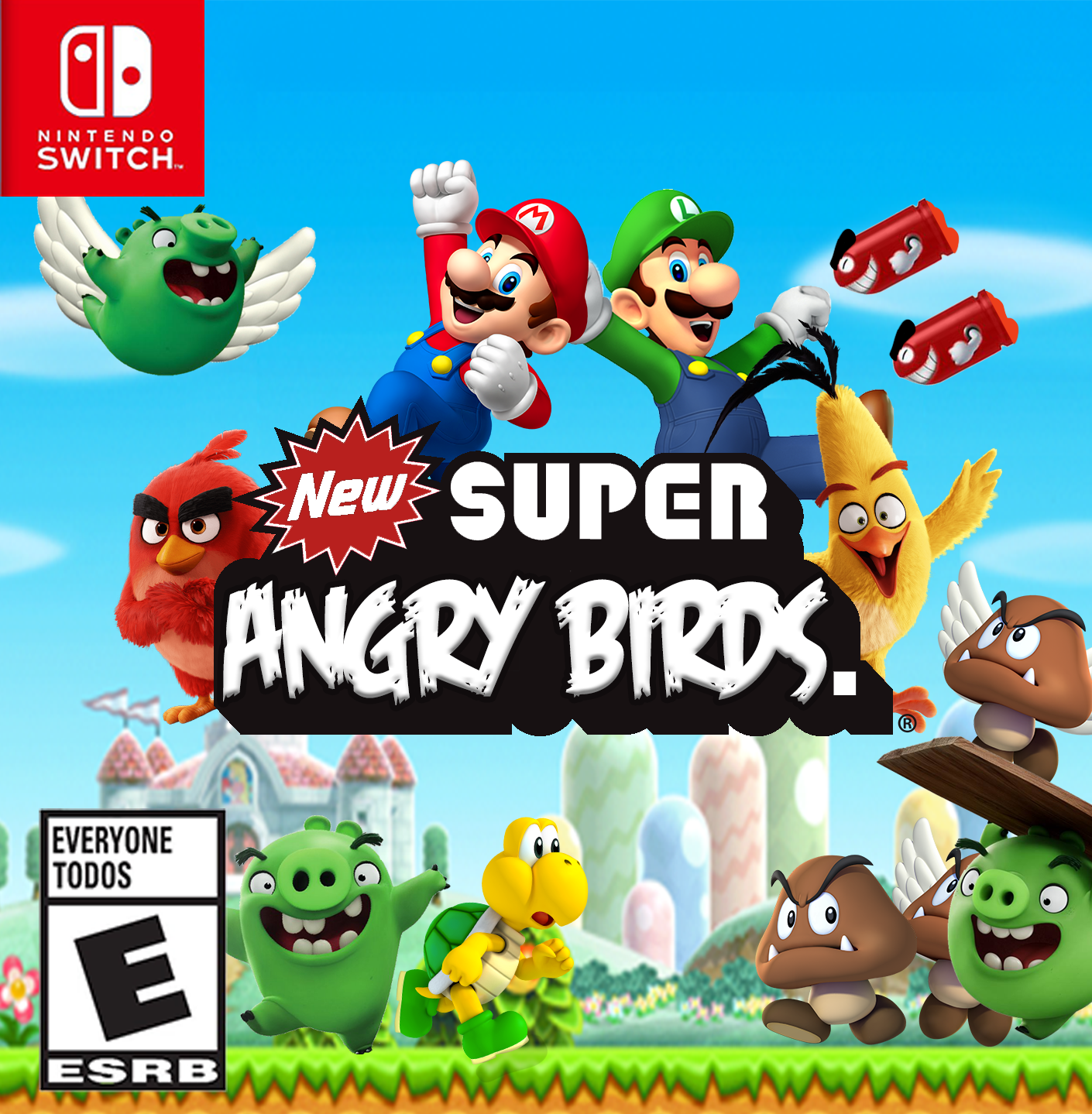 mario angry birds