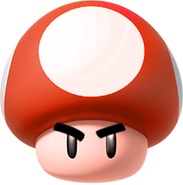 Angry Mushroom- Turns Mario into a flaming ball of fury leaving behind flames