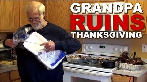 GRANDPA RUINS THANKSGIVING (2013 episode)