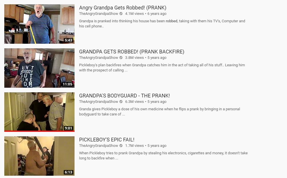 Decline Of Theangrygrandpashow Angry Grandpa Wiki Fandom