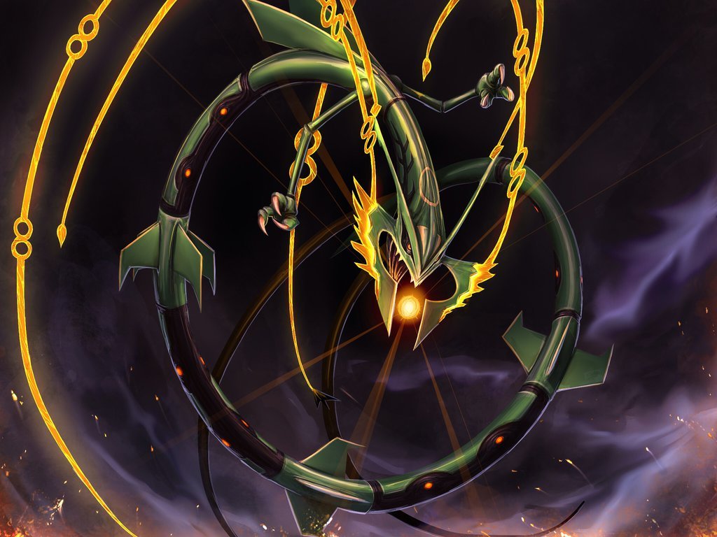 Shiny Rayquaza Wallpaper Shiny Rayquaza - Imágenes De Rayquaza