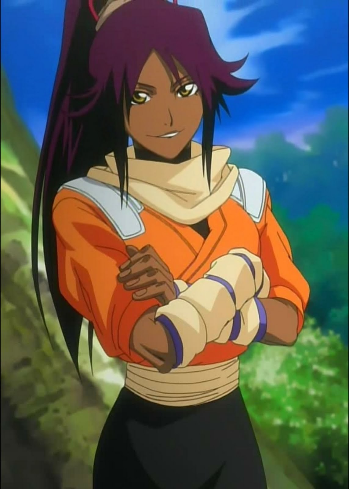 Yoruichi Shihoin Perfis And Cross Wiki Fandom