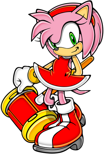 Sonhando com cores: Sonic, Amy Rose, Cream - personagens de video game