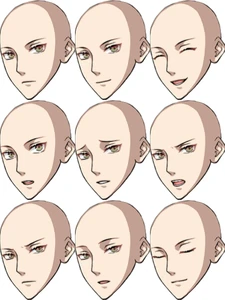 Gradation Calm Eyes Expression