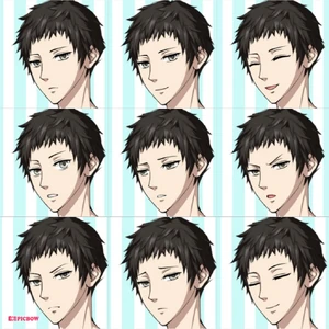 Mysterious Stare Expression