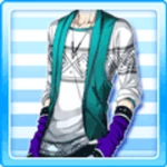 Punkish Long Vest green