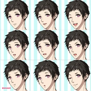 Heart Eyes Pink Expression