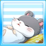 Sleeping hamster - Grey