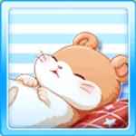 Sleeping hamster - Orange