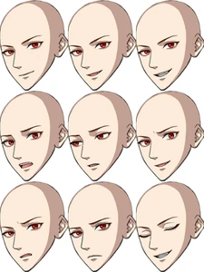 Dark Devilish Eyes Expression