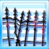 Ruined Wrought Iron Fence Type 1