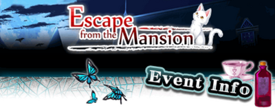 Escape from the Mansion event info banner