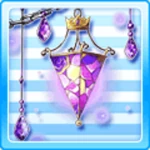 Sicilian Glass Lamp Purple