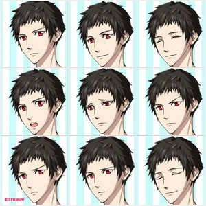 Soft Mysterious Face Expression