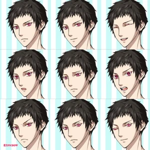 Unsettling Vampire Eyes Expression