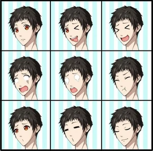 Playful Manga Eyes Expression