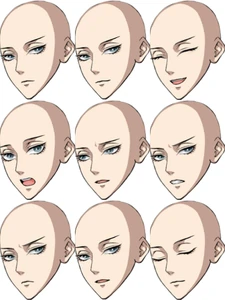 Cool Doll Eyes Expression