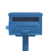 NH-House Customization-blue square mailbox
