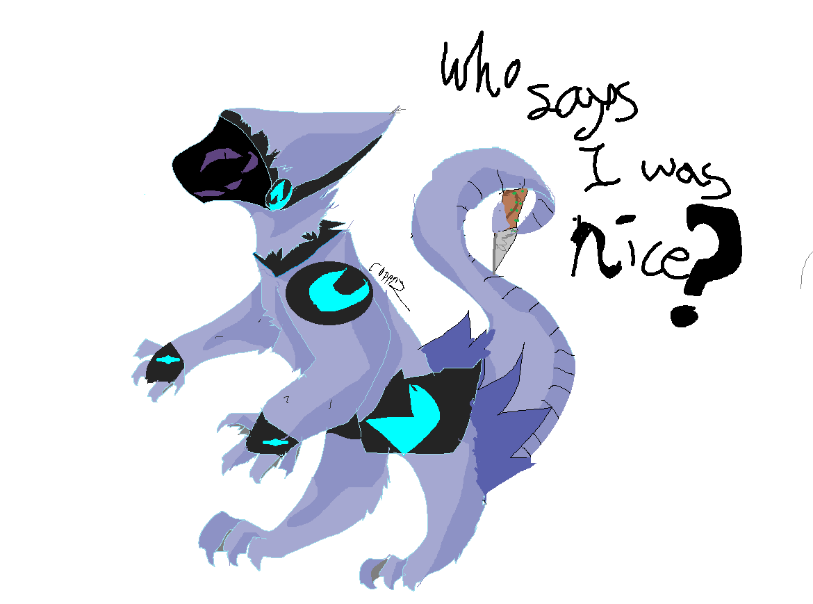 Protogen furry with wings