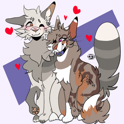warriors cat stuff — here's a badly looping ashfur gif from something