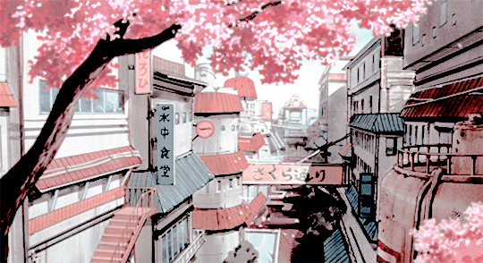 City Of Japan Anime Scenery GIF  GIFDBcom
