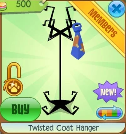 Twisted Coat Hanger Animal Jam Collectors Item Worth Wiki Fandom