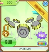 Drum Set | Animal Jam Collectors Item Worth Wiki | Fandom
