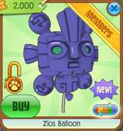 Rare Zios Balloon | Animal Jam Collectors Item Worth Wiki | Fandom