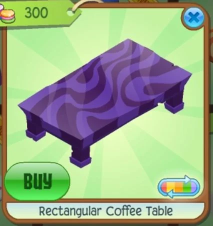 Rectangular Coffee Table Animal Jam Collectors Item Worth Wiki Fandom