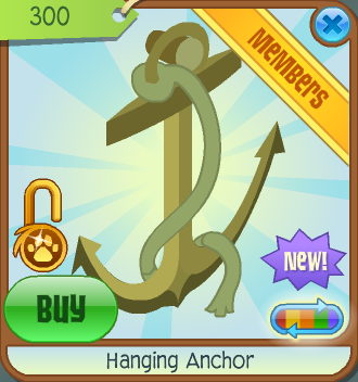 Hanging Anchor Animal Jam Collector S Item Worth Wiki Fandom