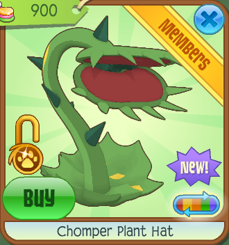 Chomper Plant Hat | Animal Jam Collectors Item Worth Wiki | Fandom