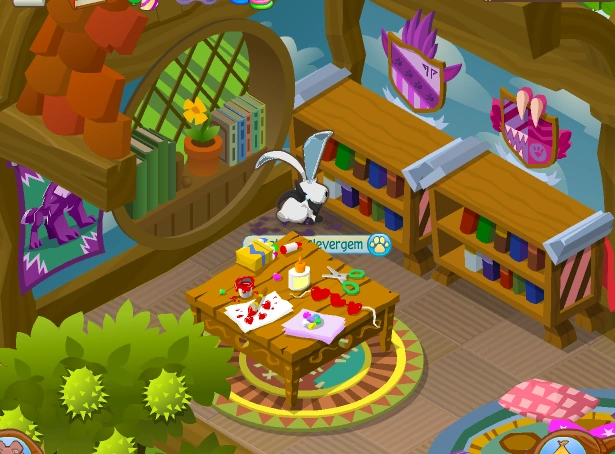 Craft Room for School | Animal Jam Dens and Looks Wiki | Fandom