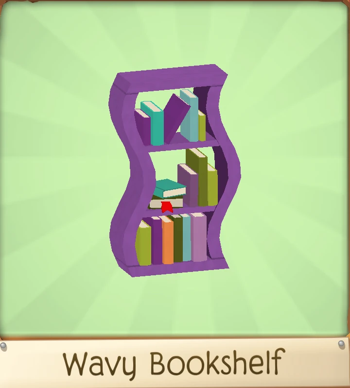 Wavy Bookshelf Animal Jam Play Wild Sapphire Worth Wiki Fandom