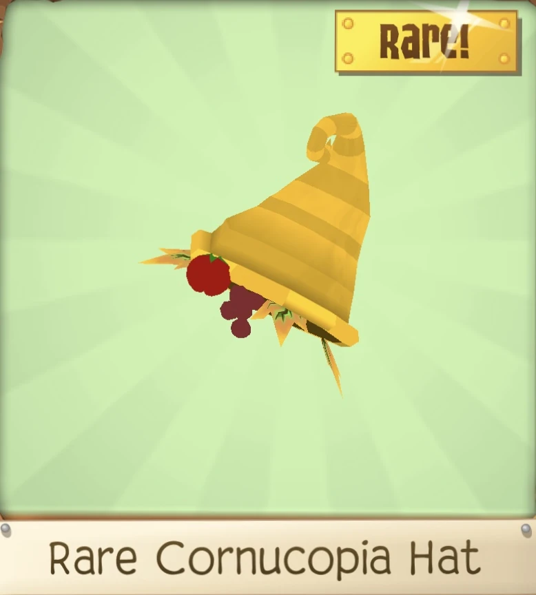 Rare Cornucopia Hat Animal Jam Play Wild Sapphire Worth Wiki Fandom