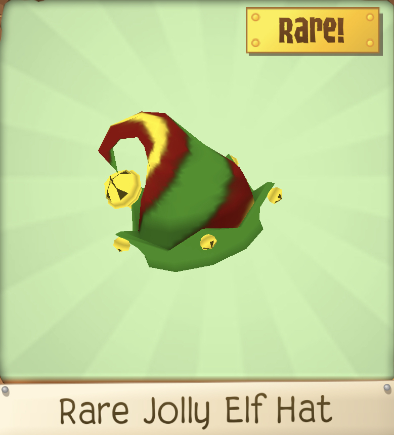 Rare Jolly Elf Hat | Animal Jam Play Wild Sapphire Worth Wiki | Fandom