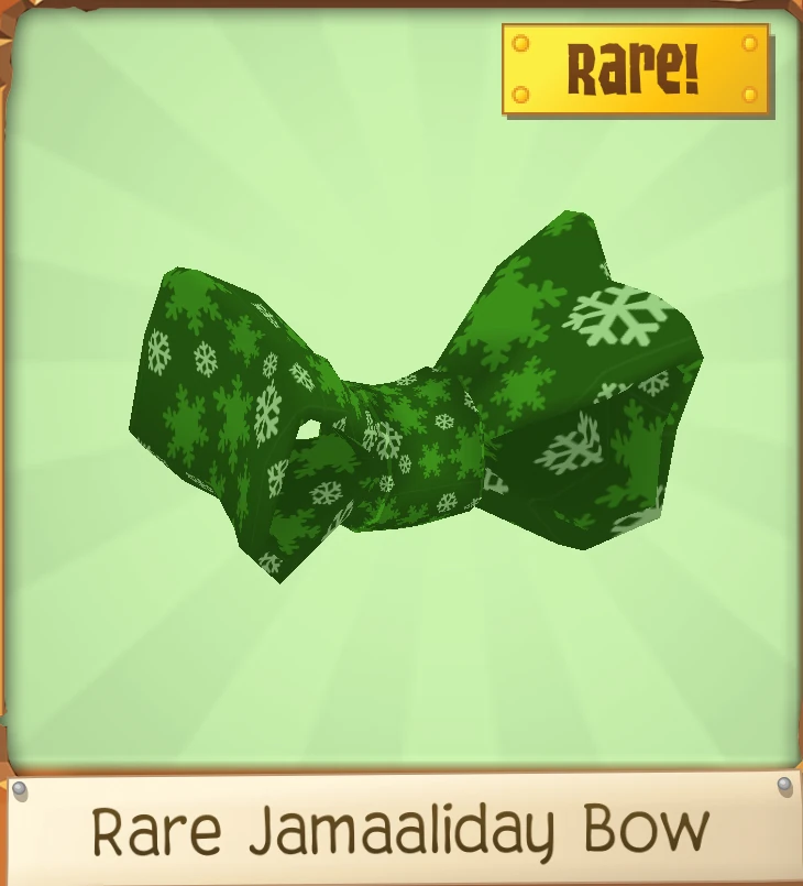 Rare Jamaaliday Bow Animal Jam Play Wild Sapphire Worth Wiki Fandom
