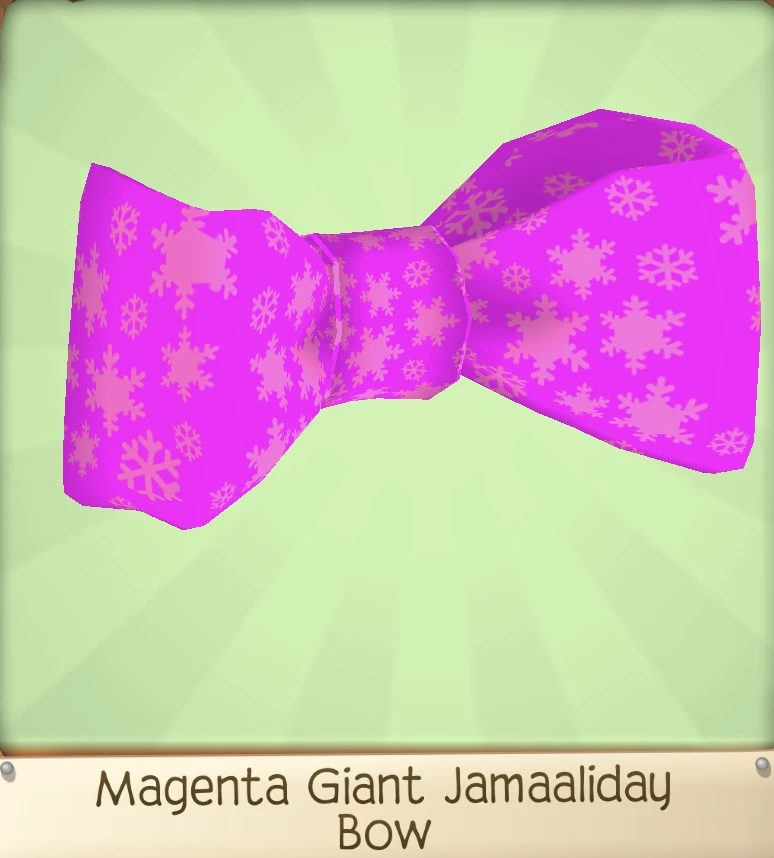 Magenta Giant Jamaaliday Bow Animal Jam Play Wild Sapphire Worth Wiki