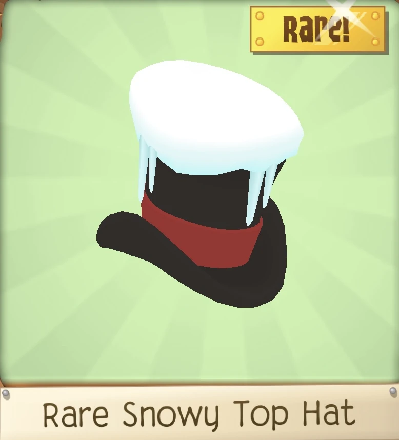 Rare Snowy Top Hat Animal Jam Play Wild Sapphire Worth Wiki Fandom