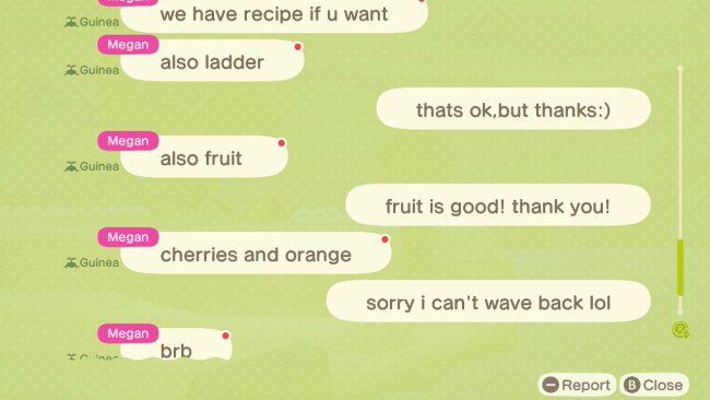Chat Log Animal Crossing Wiki Fandom